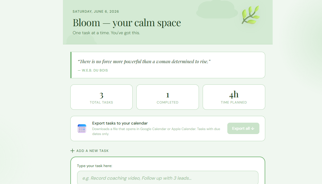Bloom with Zar